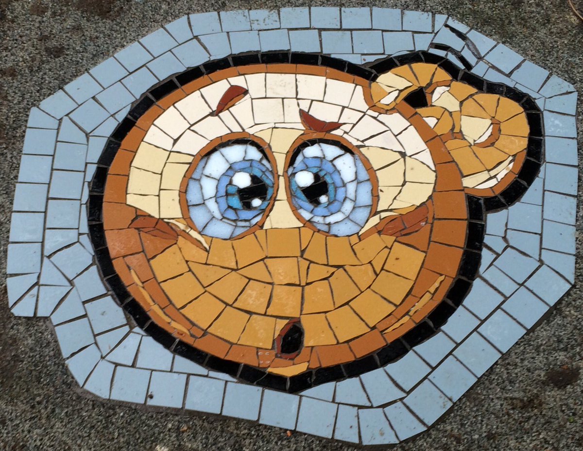 Another of my #mosaic #emoji faces to find in #southampton. <a href="/EmojiMovie/">The Emoji Movie</a>