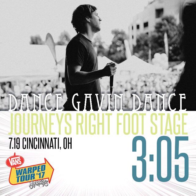 DGDtheband's tweet photo. See you soon Cincinnati! @VansWarpedTour https://t.co/328kUUFbvw