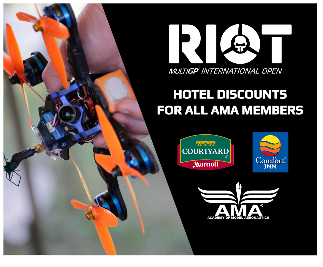Multi_GP's tweet photo. Going to the International Open? Comfort Inn and Courtyard by Marriott give discounts to AMA members. Ask when reserving! #IO2017 #multigp https://t.co/Bti89ec787