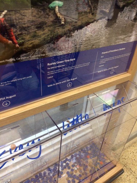 RGTB's tweet image. We're part of @Tesco's Bags of Help Scheme. If you see us at a #Lewisham location, vote for us and help repair/maintain our fab @WCWCatford!