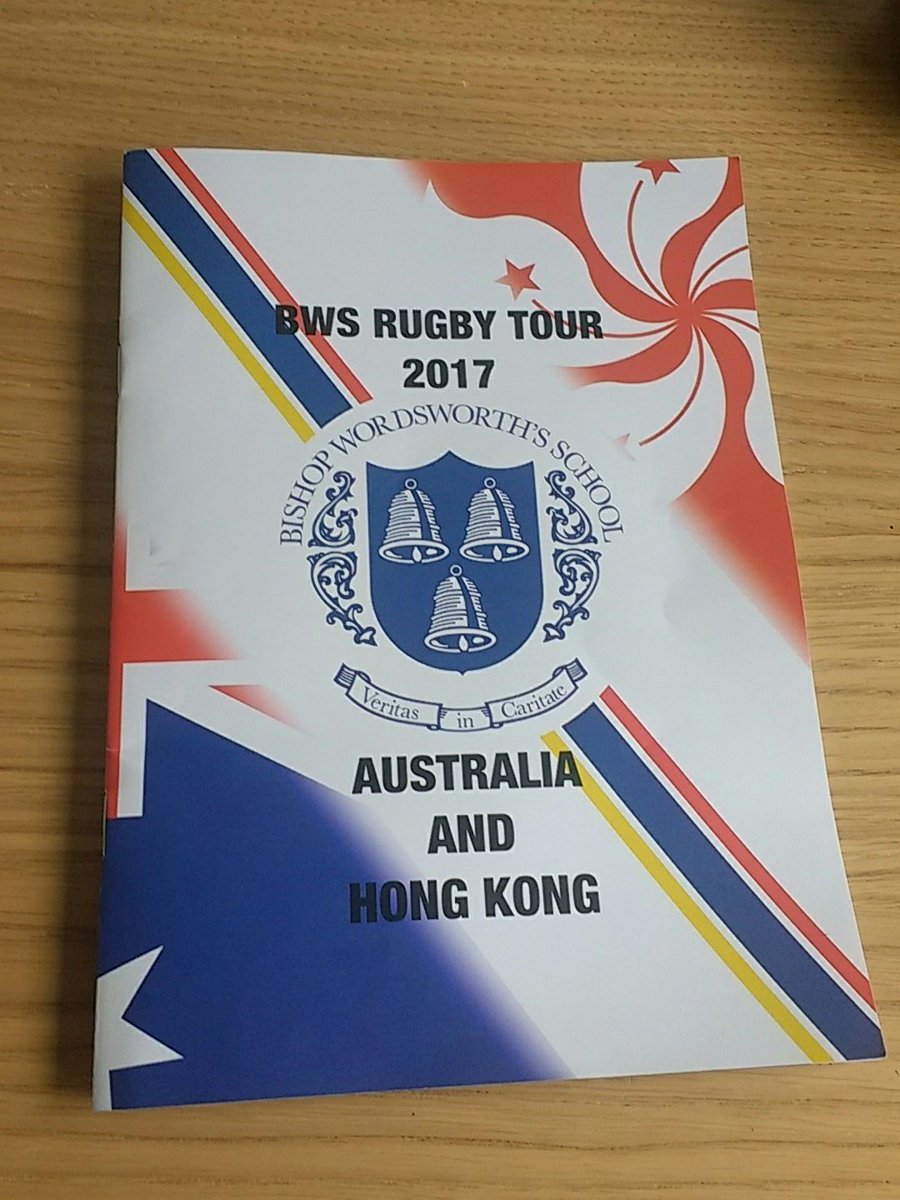 ShShWeb's tweet photo. Great to finally see the @BWSRugby Tour brochure, quality design from @JJLeprechaun &amp; @oakktaylor Good job and good luck on tour #bwsontour https://t.co/T6Zkqn7J72