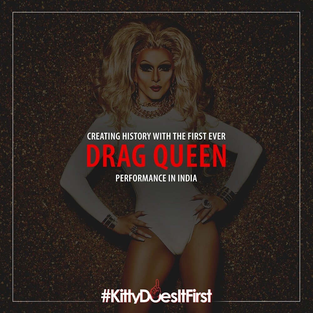 KittySuIndia's tweet photo. Ever heard of a #DragQueen performing in India ever? #KittyDoesItFirst
👯meets 👯 💖 tomorrow! https://t.co/hMfi3xvfif