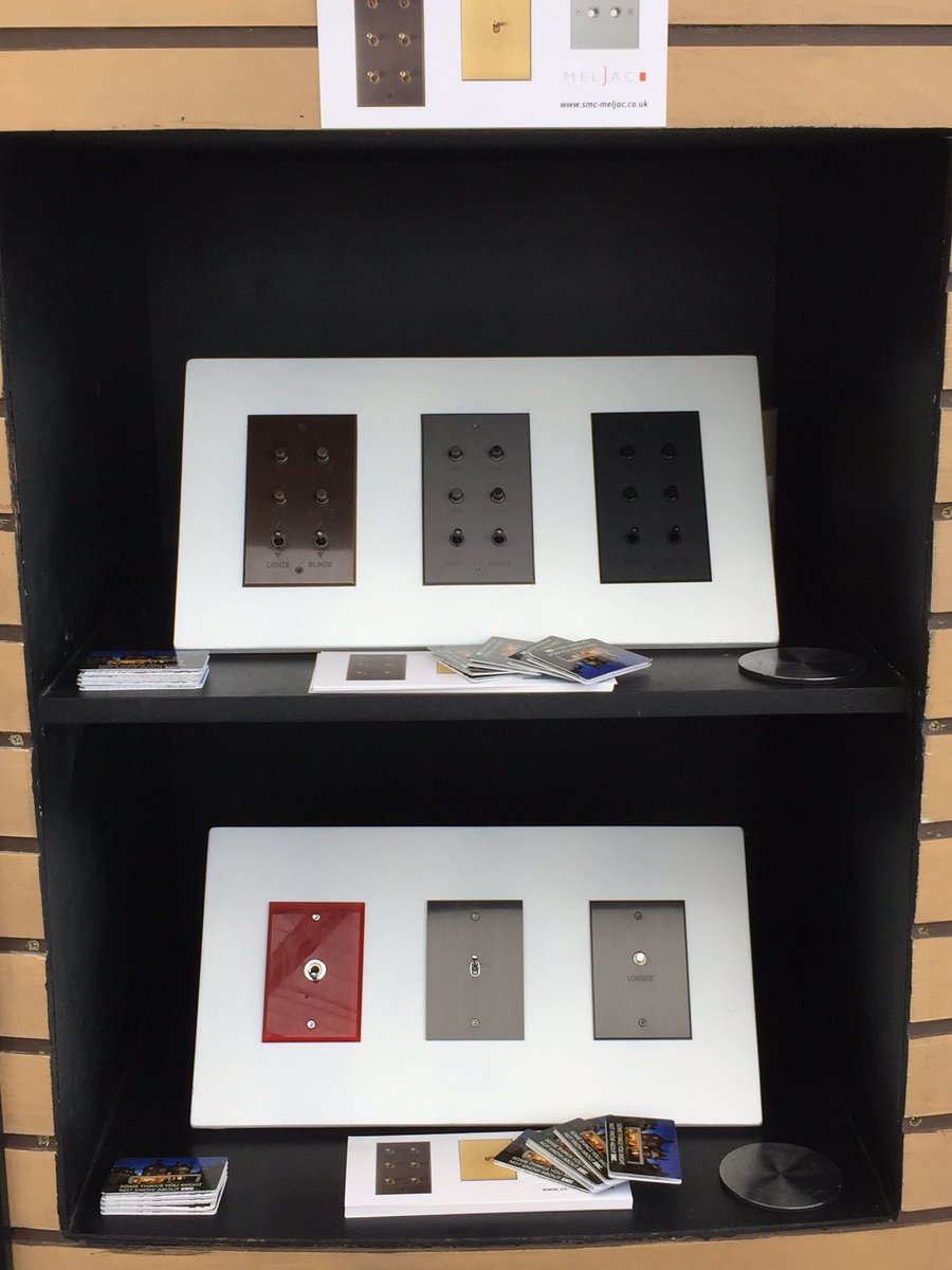 Beautiful Meljac finishes presented this evening - and at #Decorex later in the year! Look forward to seeing you soon #luxury #lighting