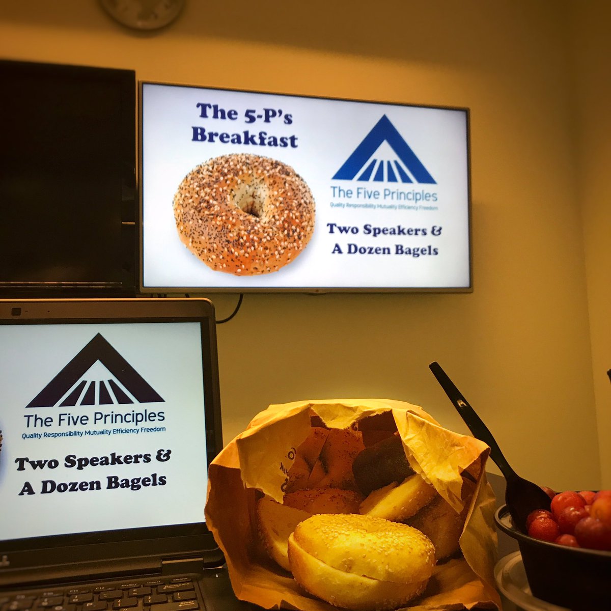 askRyan's tweet photo. Hosted today's #FivePrinciples breakfast. Freedom: enables long-term perspective on business building investment. #ProudlyMars #OneSweetJob https://t.co/dkMFozC0bu