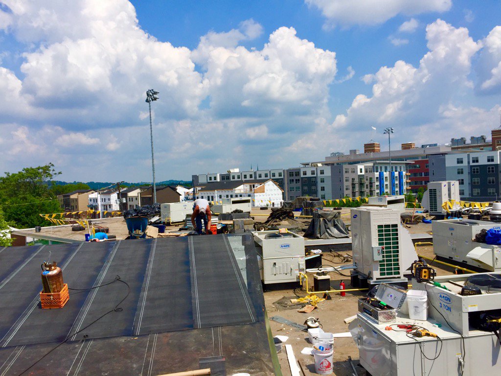 RoofConsultant's tweet photo. The Ellis School in PGH. #SBS #Siplast #RoofConsultant #QualityAssurance #Roof https://t.co/TlEF7YjzJ3