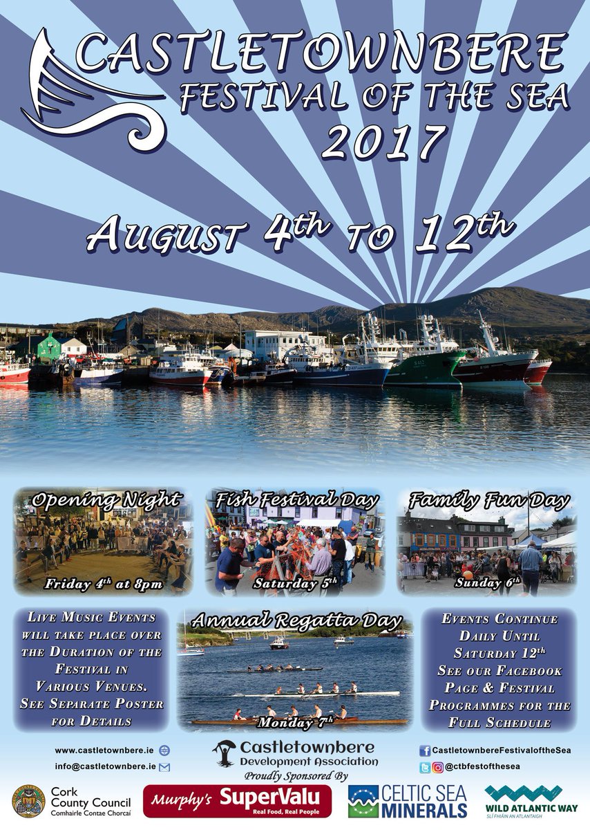 ctbfestofthesea's tweet photo. Here we go the poster &amp; programme for this year's full schedule of events, #CTBFest17 https://t.co/WN6JYMHEcY