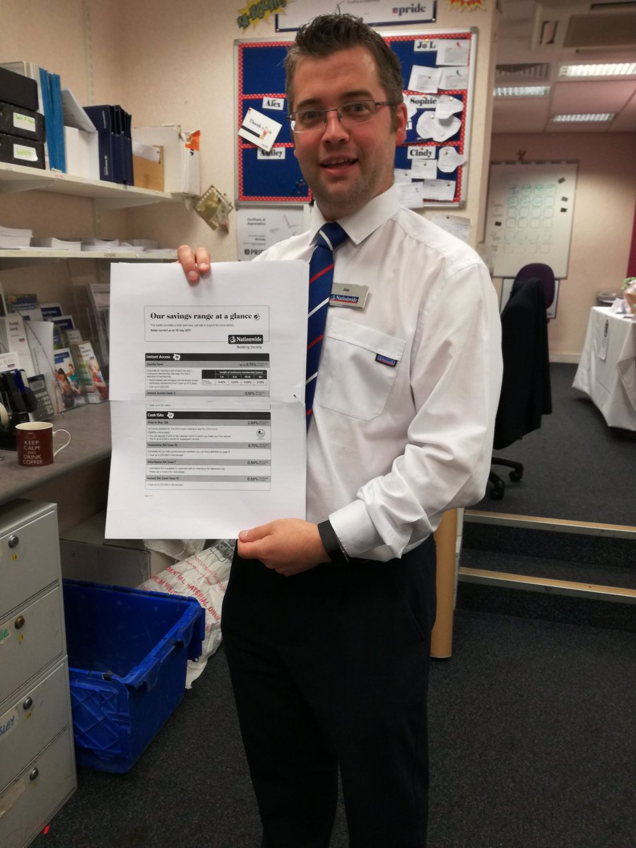 stokert98's tweet photo. Alex showing diversity with our interest rates for a partially sited member #mambo @NBSemployees @NBSEastofEng @louisestrugnel1 https://t.co/9bBWiYN2CC