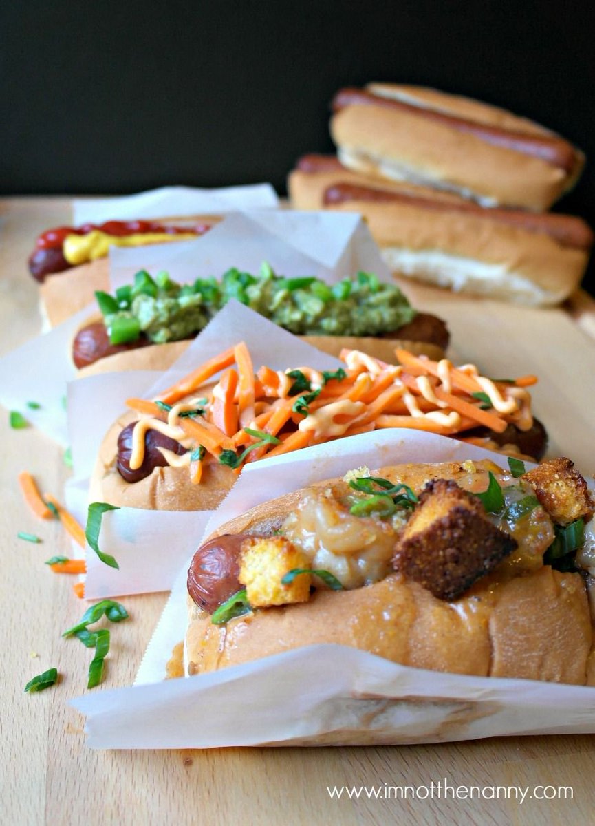 imnotthenanny's tweet photo. Happy #NationalHotDogDay!  Try out these globally inspired hot dog recipes https://t.co/Ex948u0z9r https://t.co/BaLfOA7L0D