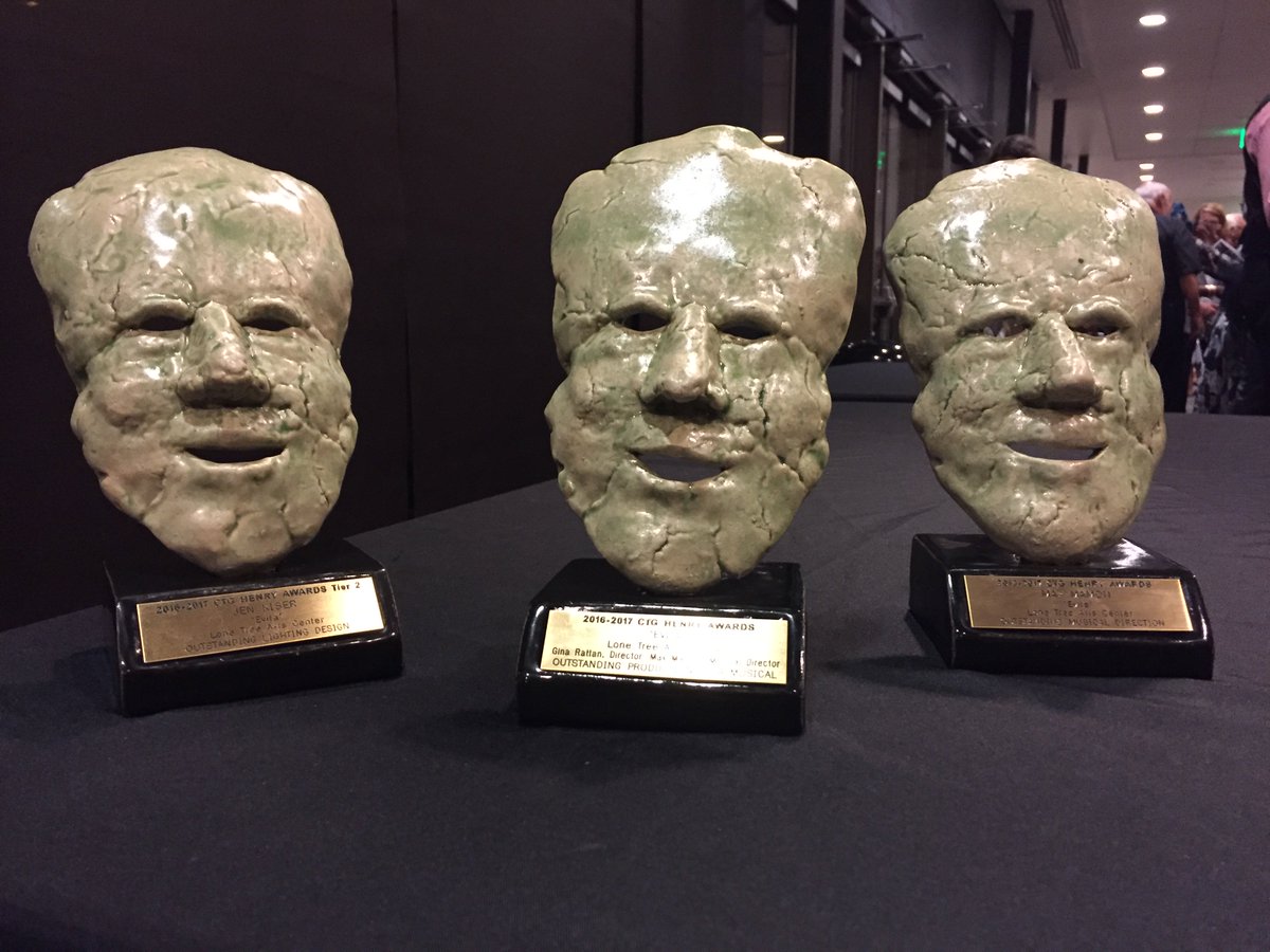 CityofLoneTree's tweet image. We're so proud of the @LoneTreeArtsCtr staff for winning 3 #HenryAwards for their production of EVITA! Excellence in theatre throughout CO!