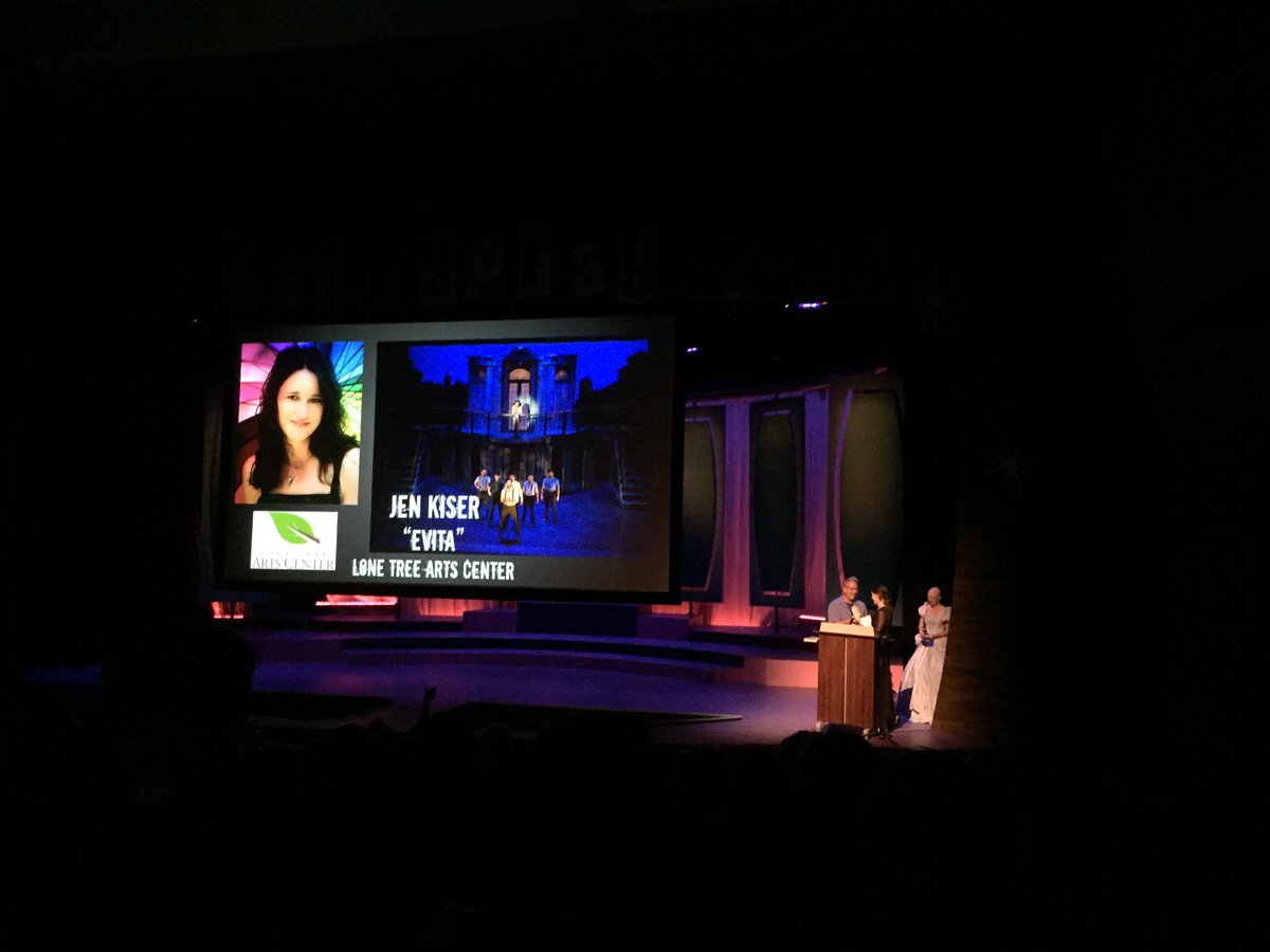 CityofLoneTree's tweet image. We're so proud of the @LoneTreeArtsCtr staff for winning 3 #HenryAwards for their production of EVITA! Excellence in theatre throughout CO!