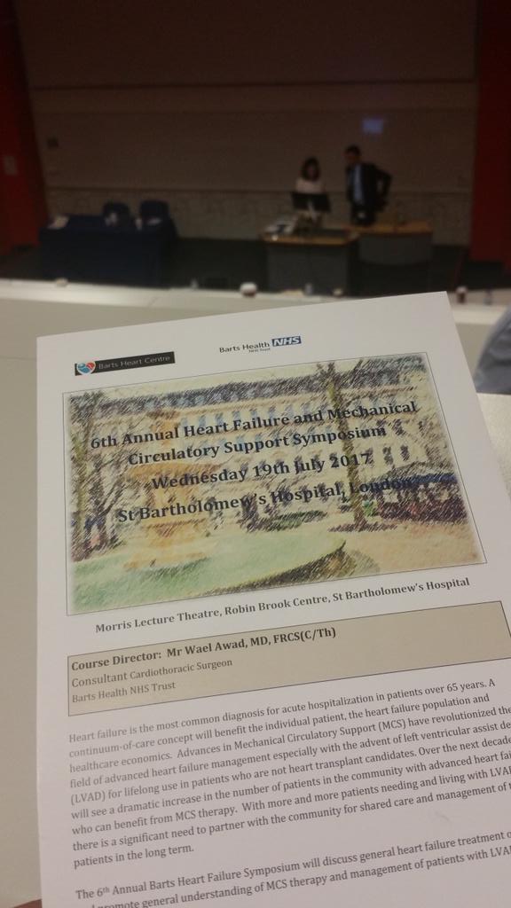 TheCardioReg's tweet photo. Excellent day at @NHSBartsHealth. Insightful speakers and brilliant organisation by Mr Wael Awad et al. Look forward to attending next year https://t.co/BTXkpqOPr5