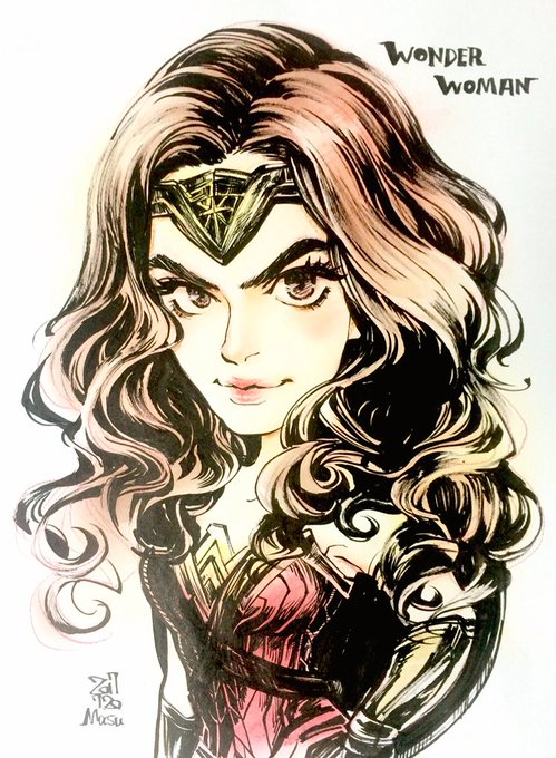 ワンダーウーマン描いてみたのtwitterイラスト検索結果