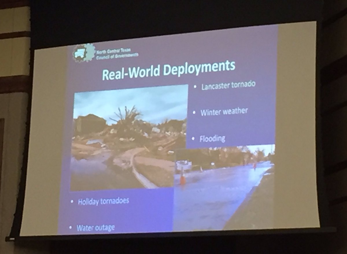 NCTCOGEP's tweet photo. When a local jurisdiction needs help with public works resources and recovery, #PWERT is there #NCTSummit2017 https://t.co/ydC4wxRsmR