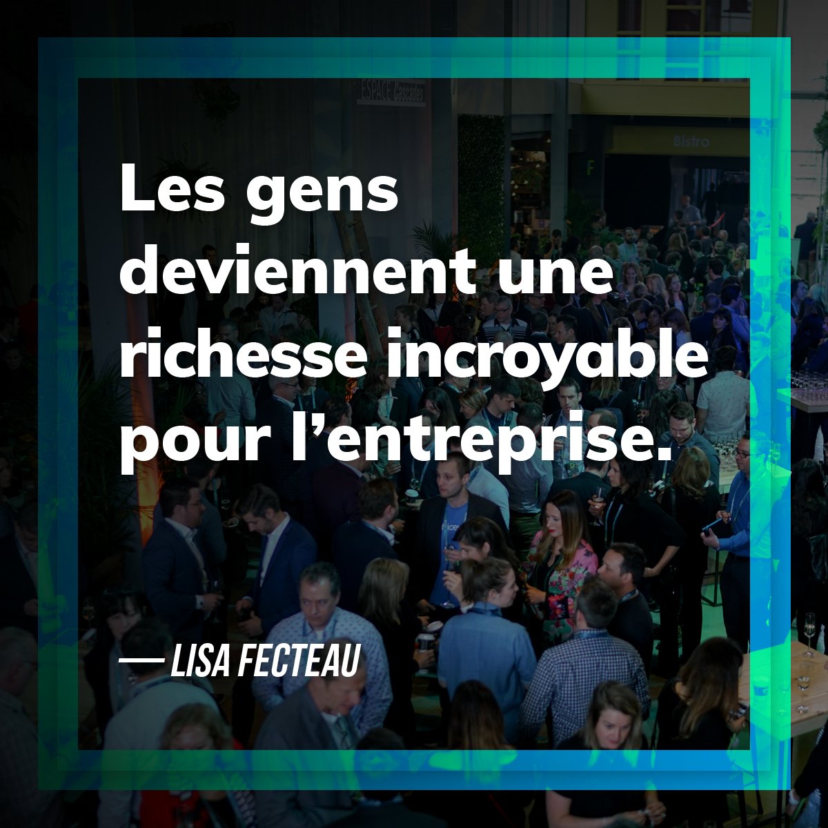 #CultureFestMTL Nous ne pouvons qu'être d'accord avec <a href="/fecteaulisa/">Lisa Fecteau</a>. 🙌🏼 #workculture #culturedentreprise #companyculture