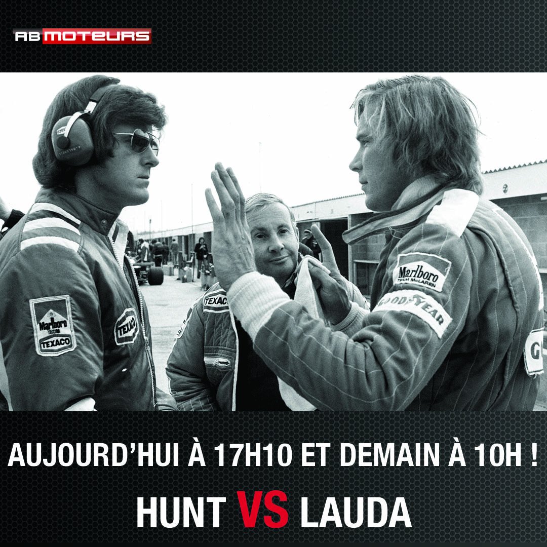 chaine_automoto's tweet photo. À 17h10 puis demain, à 10h, redécouvrez #HuntVSLauda : un documentaire retraçant les dessous d'une rivalité légendaire sur @ABMoteursTV ! https://t.co/DsZkiOEA2E