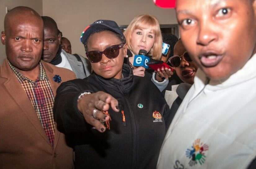 Eusebius's tweet image. L.W.A (Looters With An Attitude) ft @karynmaughan without her permission. Album is called Straight Outta Saxonwold. Dropped on Mandela Day.