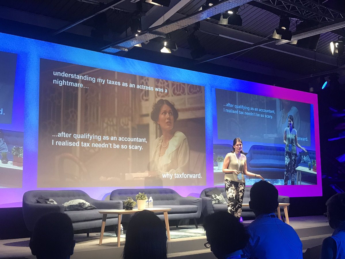 TomKegode's tweet photo. Final pitch today @taxforward is for tax what zero is for accounting revolutionising the way you do tax returns #unboundLDN https://t.co/bFMC6mayc7