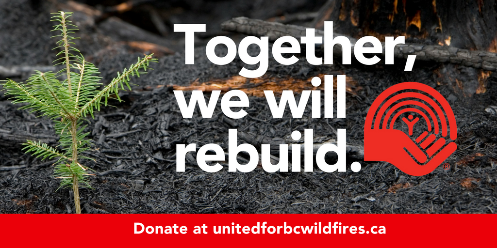 United Way is bringing together the power of many to help those affected by the 2017 #BCWildfires. bit.ly/2vCQbw2