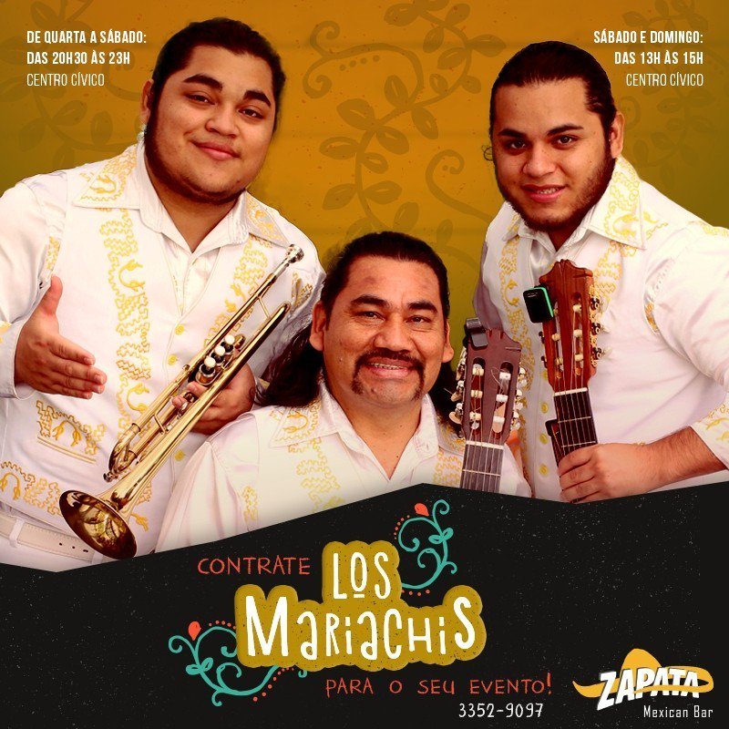 ift.tt/2tH3SsJ Quer levar o grupo Los Mariachis para o seu evento? Além de compartilhar toda a alegria musical no Zapata Centro C…
