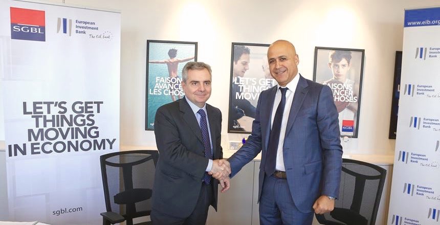 SehnaouiAntoun's tweet photo. A financing agreement was signed between @SGBLbank &amp; the @EIB to grant Lebanese SME's low cost funding.
#SGBL #LetsGetThingsMoving https://t.co/0wFpx40MD0
