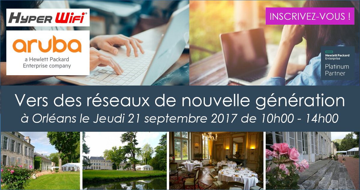 CheopsTechno's tweet photo. #agenda - Learn & Lunch à Orléans le 21/09 : Les réseaux nouvelle génération. @ArubaNetworks et #HyperWifi by CHEOPS
https://t.co/SsTAGRYJiH https://t.co/fD454miWsz