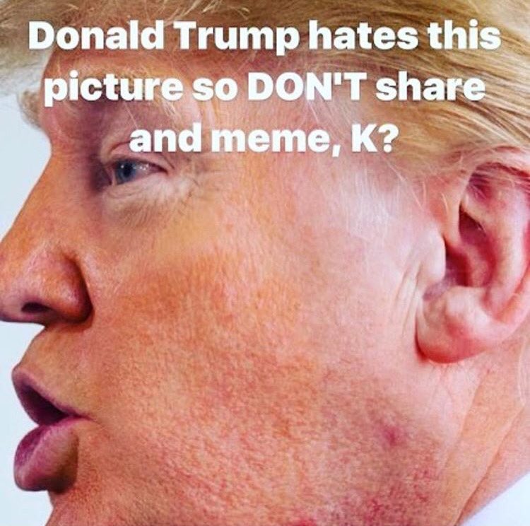 taradublinrocks's tweet photo. RT to show "@POTUS*" just how much we care about his bad self-feels 😈 #ImpeachTrump #NobodyLikesDonald https://t.co/GLMvXYxY7d