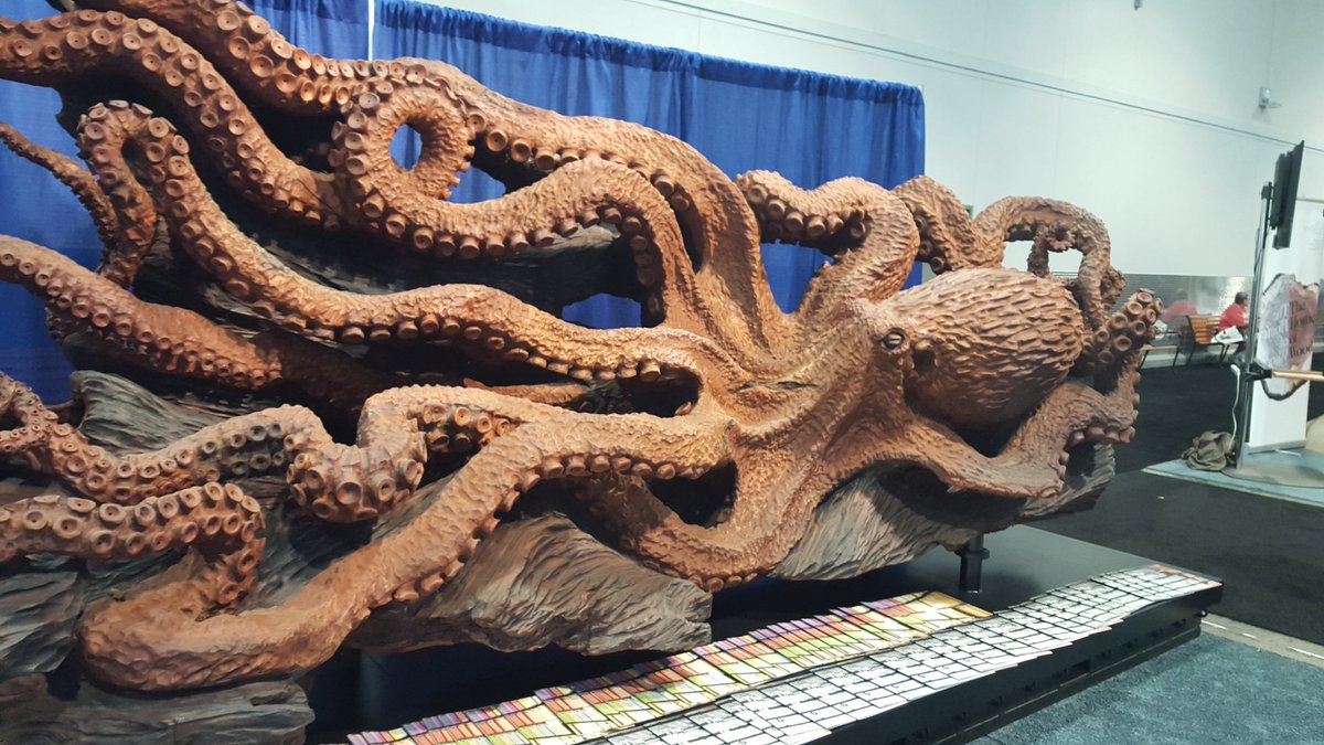 WoodworkingBiz's tweet image. Yes, this made of wood. Unbelievable work from #glveneer #AWFS2017