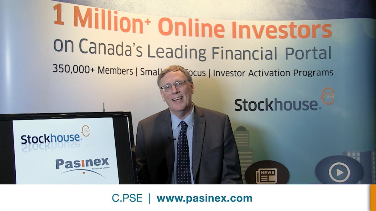 stockhouse's tweet photo. @Pasinex President &amp; CEO Steve Williams Corporate Update, at Intl Metal Writers Conference https://t.co/gsvo6tmcaH via @stockhouse #IMW17 https://t.co/xyWrC17PAa
