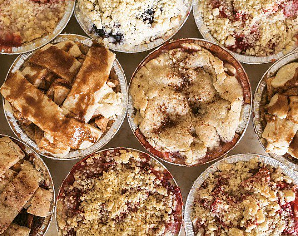 Veganfaire's tweet photo. You want a piece of this? Well then you'll definitely enjoy @PiesByDomonic! They'll be joining us from 4pm-10pm this Saturday. https://t.co/A5H32dumRo