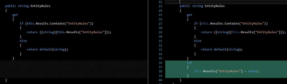 ddlabar's tweet image. New version of the #EarlyBoundGenerator now supports Editable Action Responses, and definition of Entity Primary Name and Id Attributes!