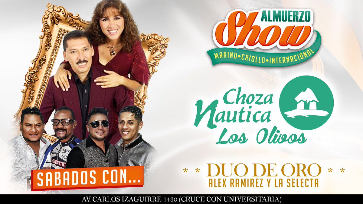 elduodeoro's tweet photo. Los esperamos todos los sábados en la Choza Náutica los Olivos. https://t.co/XnIplr1or6