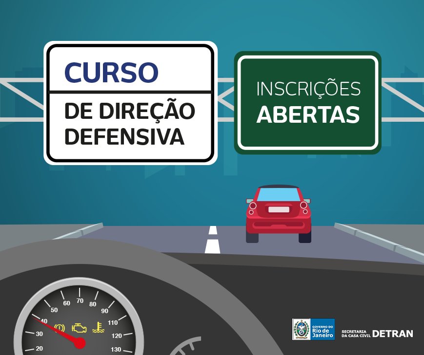 .<a href="/DetranRJ/">Detran RJ</a> abre inscrições para curso de direção defensiva. Ao todo serão 30 vagas! Não perca tempo e participe! bit.ly/2vj7Iu1