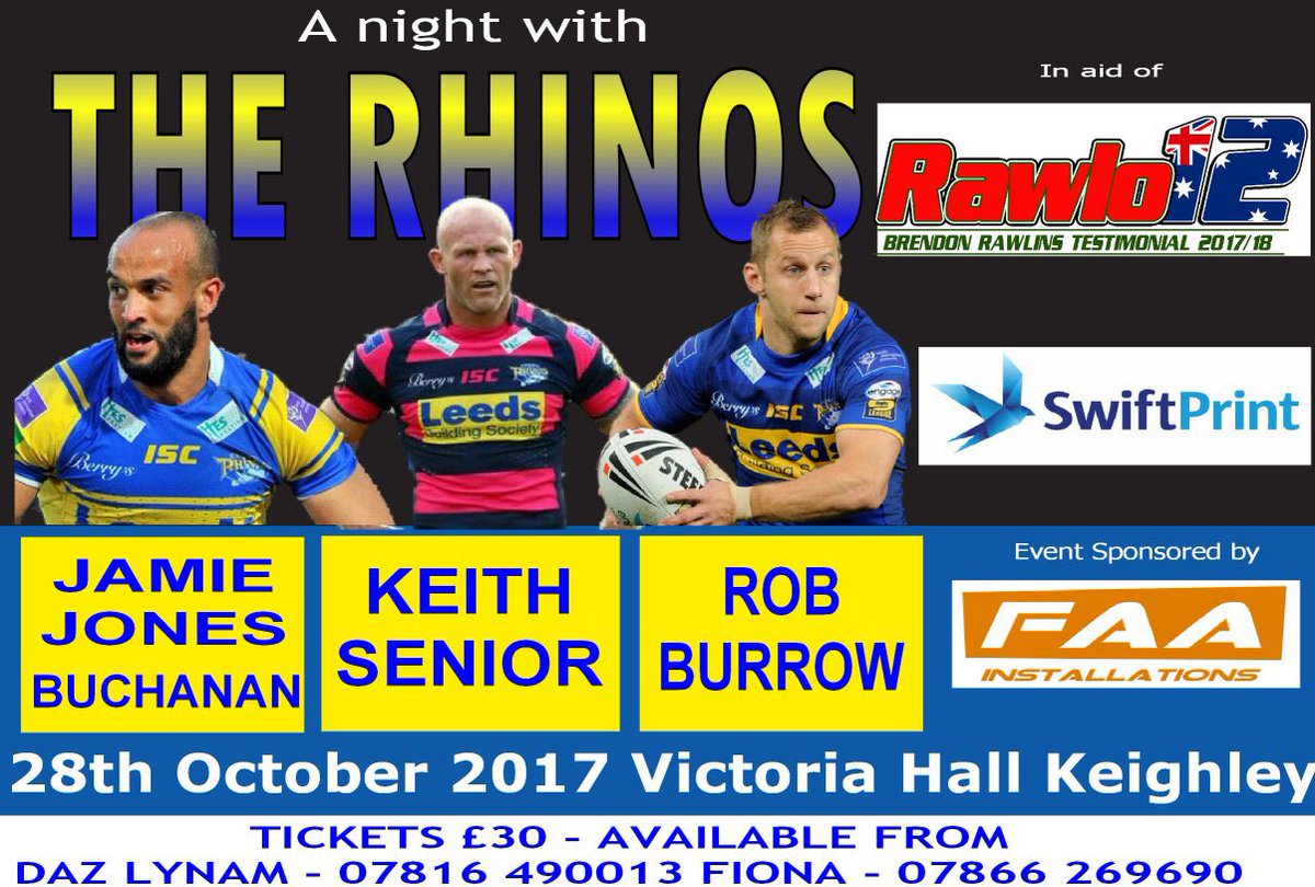 rawlos0000's tweet image. @Rob7Burrow @KeithSenior4 please retweet lads.
Pm for for info. Cheers