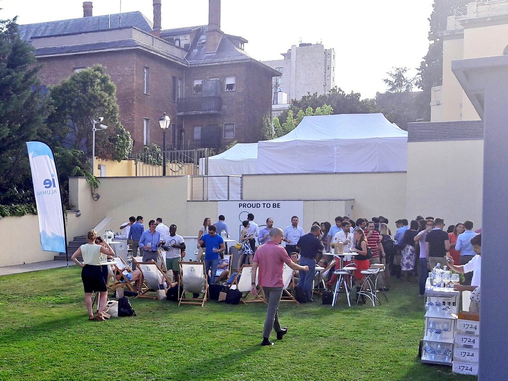 GeoffroyGerard's tweet photo. #Now #ForeverIE @iealumni event gathering the future graduates! Graduation week still goes on at @IEuniversity @IEbusiness / soon #IEGAW ! https://t.co/wBzmvXgE9o