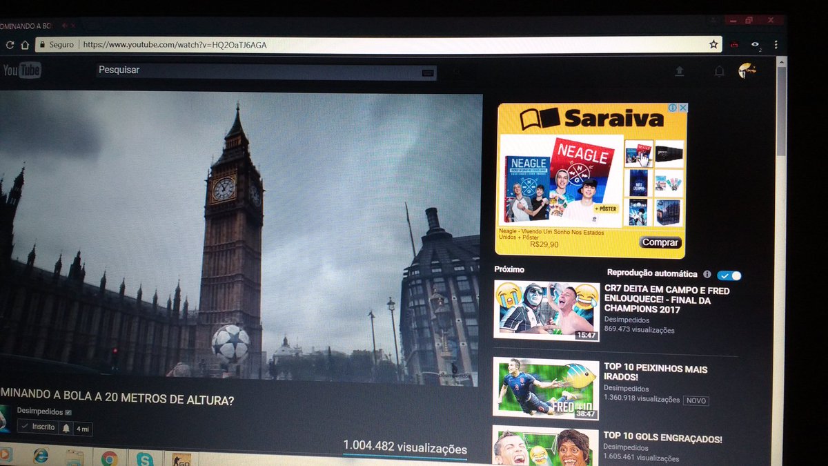 diamond_070704's tweet photo. Olha oq apareceu aqui no YouTube pra mim @gabrielneox_  e @EagleTrindade eu ainda vou comprar o livro, e vcs meus youtubers favoritos ✌😋 https://t.co/hxgPjCWSYh
