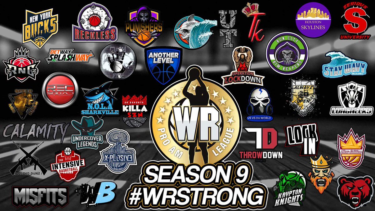 WRProAmLeague's tweet photo. Season 9 tips off this Sunday! #NBA2K17 @ELeague2k @2KCrewFinder https://t.co/p2HWrYf8iU