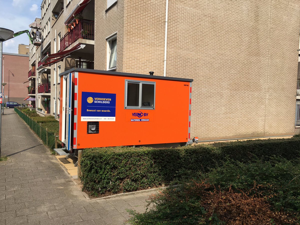 GLegters's tweet photo. Momenteel in uitvoering#afgeschermd schilderwerk#wageningen#verhoevenschilders https://t.co/9aue7LIZsa