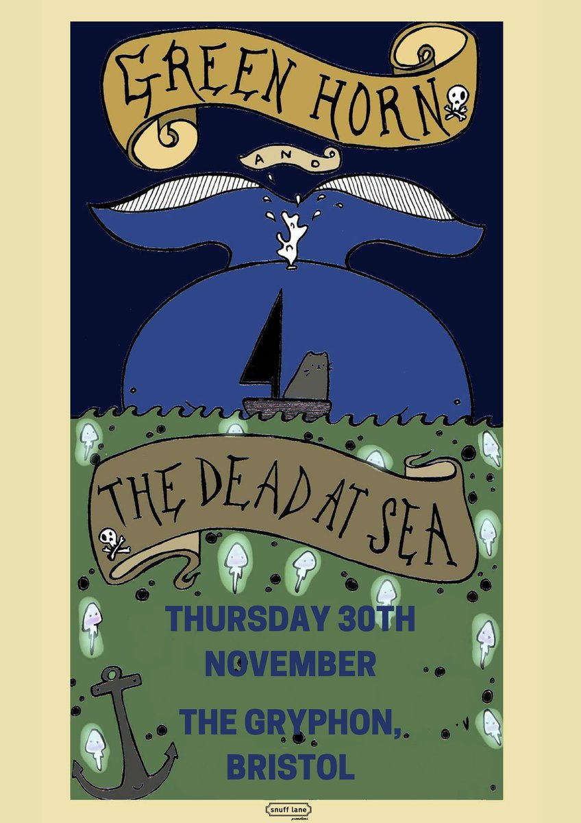 ~~JUST ANNOUNCED~~

GREENHORN &amp; THE DEAD AT SEA

Thursday 30th November
<a href="/gryphonbristol/">Mr Gryphon</a> #Bristol

#Sludge #Doom #PostMetal #Stoner #Riff