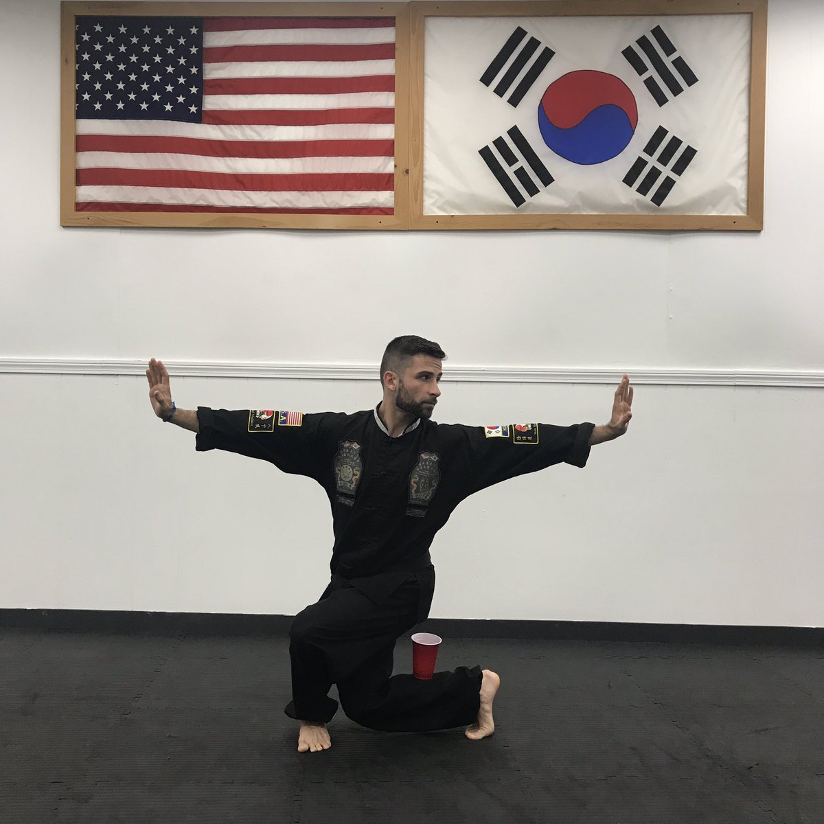 oyd_ne's tweet photo. Try holding this position for 2 minutes and see if you have what it takes to conquer the #OYDchallenge 

#martialarts #fitness #yoga https://t.co/CuzXcJnTmG