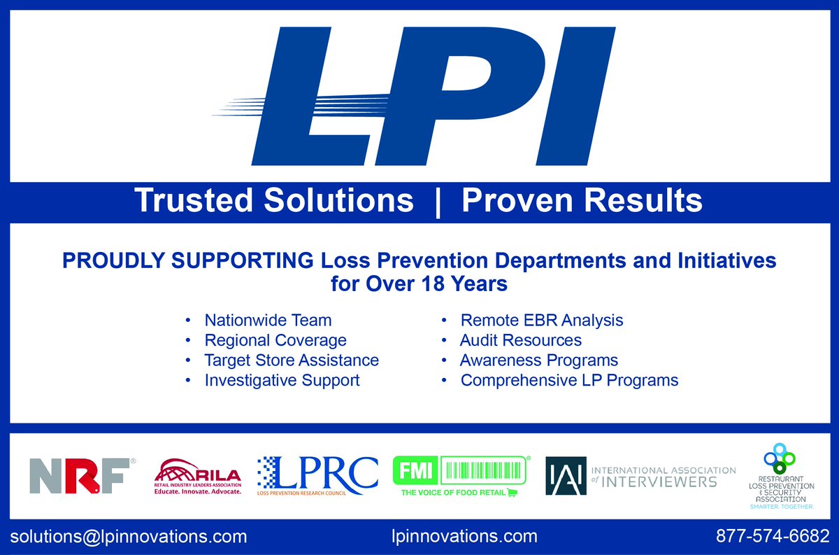 LP_Innovations's tweet photo. Attending the @RLPSA conference 7-30 / 8-2 in Vegas? Stop by booth #310 for all your loss prevention/compliance audit needs. https://t.co/egn5avbE4Y