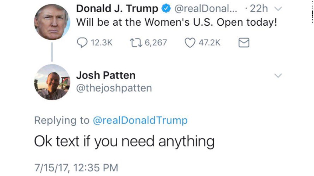 An SNL writer is replying to Trump's tweets like they're texts cnn.it/2tfONPo