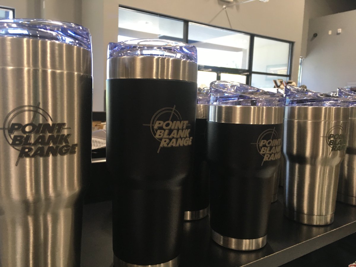 shootingrangenc's tweet photo. Thirsty? Come see what's new at Point Blank Range! Newly PBR branded Pelican Cups are for sale, $29.99 and $39.99. Check them out today! https://t.co/15LrbRcqmT