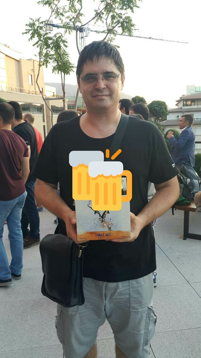 dbondzhev's tweet image. I won pack of six beers at #javabeer event organized by #questers. Cheers