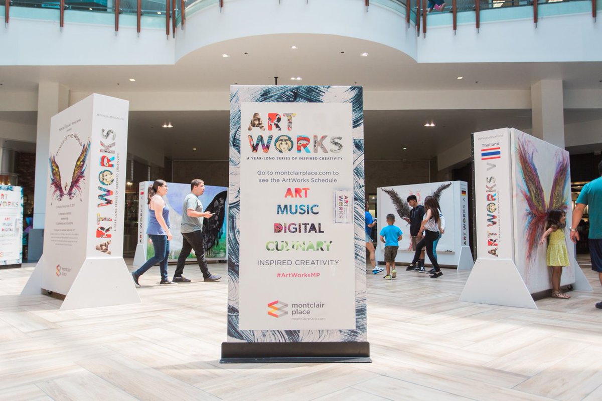 Montclair_Place's tweet photo. Just a couple more weeks until the #WingsoftheWorld installation flutters off on its international tour! #MontclairPlace #ArtWorksMP https://t.co/3fWbgo8OAB