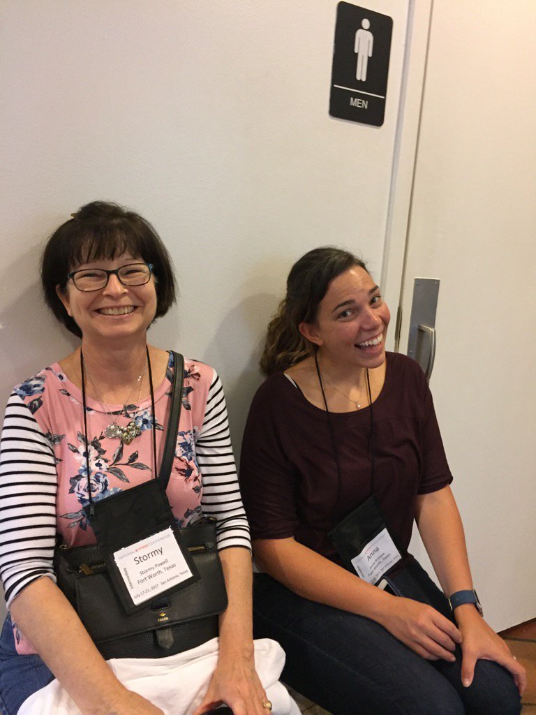 Hanging out close to the men at #ntprs17