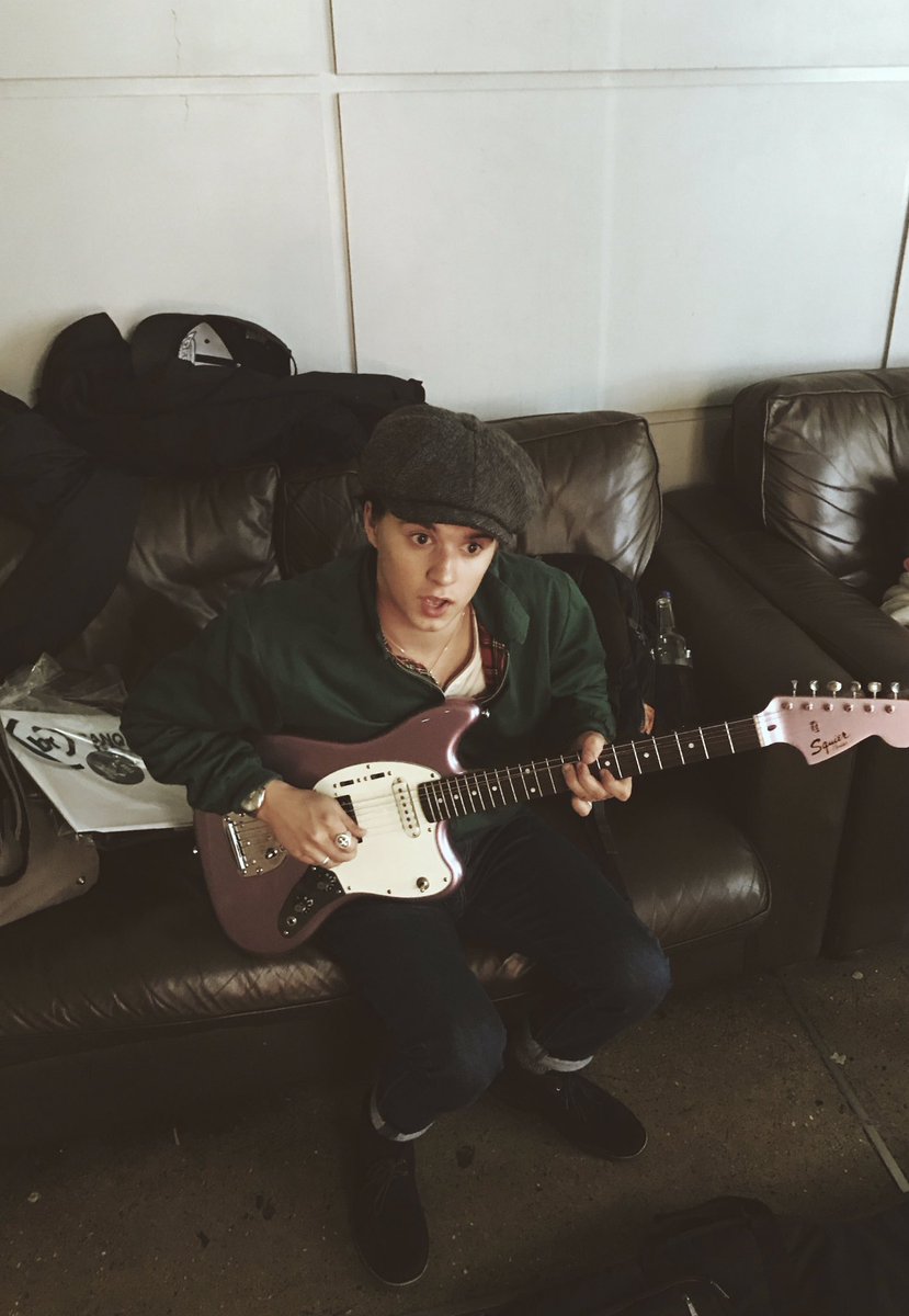 TheVampsBrad's tweet image. Big ups @ryanjamesjarman for sending his signature my way. The shocked look on my face is cause it's so bloody good.