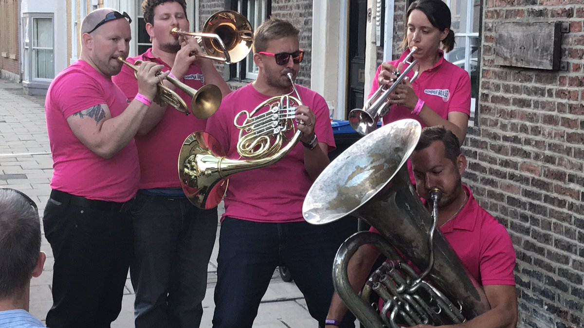 chazzafrazz's tweet photo. I think this was my favourite night of the week @novitaparrish @oompahbrass #DurhamBrass https://t.co/tmkpAaJn31
