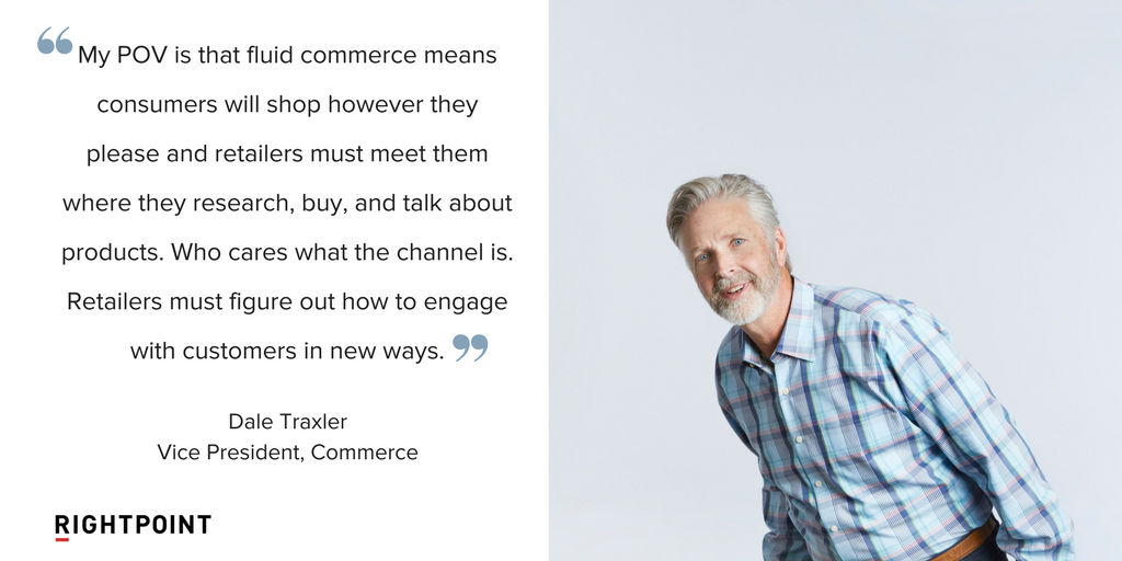 Rightpoint's tweet photo. Innovation is the key to creating #fluidcommerce experiences. Read more on the #futureofcommerce: https://t.co/5LnVFFeHXE https://t.co/4sTfmDbHnn
