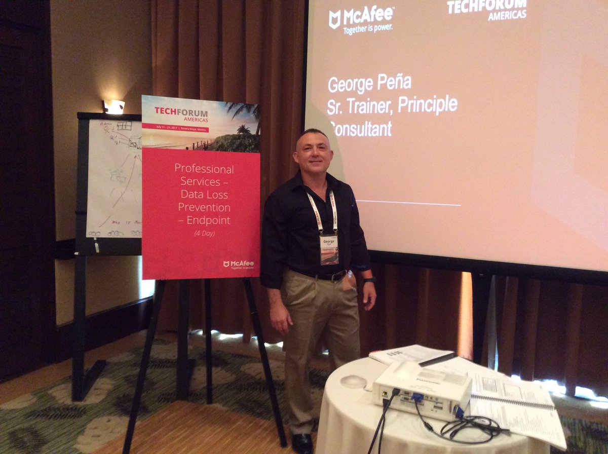 ClaudioSilvaSec's tweet photo. Come on guys, next year I hope find more people from all over the Americas. This event is fundamental to our business. #lamMP #McAfeeTF17 https://t.co/nsOMTzgem0