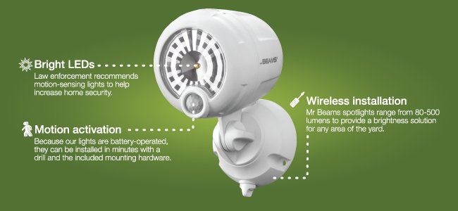 mrbeamsled's tweet photo. We design #MrBeams spotlights with 3 features to effectively increase home security. Read the blog to learn more: https://t.co/6JlH5a2zkI https://t.co/q4XZTCUFpp